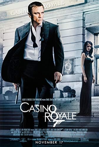 CASINO ROYALE - 11.5x17 Eredeti Promo Poszter 2006 007-Es James Bond, Daniel Craig