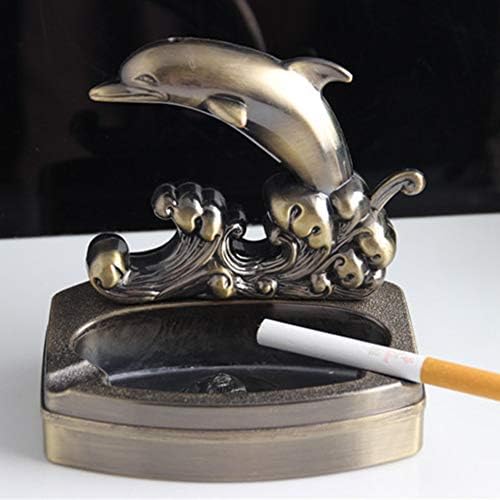 Retro Hamutartó Kreatív Delfin Cigaretta hamutartó Könnyebb Láng Otthon Dekoráció, Kézműves, Születésnapi Ajándékok