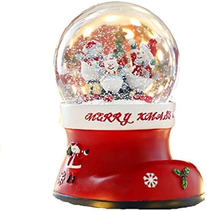 Karácsonyi Crystal Ball Music Box, Automatikus Hó Alá Zenei Dobozok, a Fiúk, a Lányok Karácsony Hálaadás Születésnapi Ajándékok