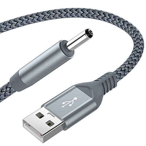 6.6 FT 5V-os USB-DC, 3.5 mm x 1.35 mm-es Csatlakozó Töltő Kábel Csere, Töltő Kábel Foreo Luna/Luna2/Luna3/Luna Mini/Luna