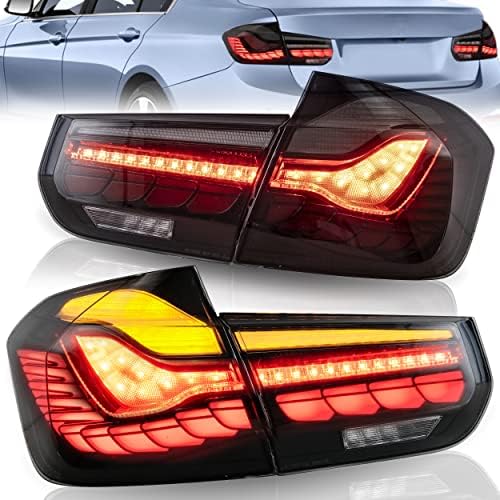 VLAND OLED hátsó lámpák Összeállítás Illik a BMW M3 / 3-as Sorozat F30 F35 F80 Sedan 6 Gen 2012-2018, Korszerűsített Hátsó