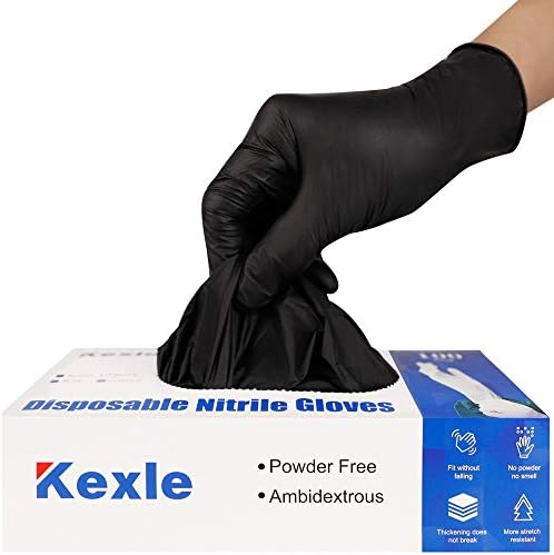 Kexle Nitril Kesztyű, egyszer használatos Csomag 100, Latex Ingyenes Biztonsági Működik Kesztyűben Élelmiszer Kezelni, vagy
