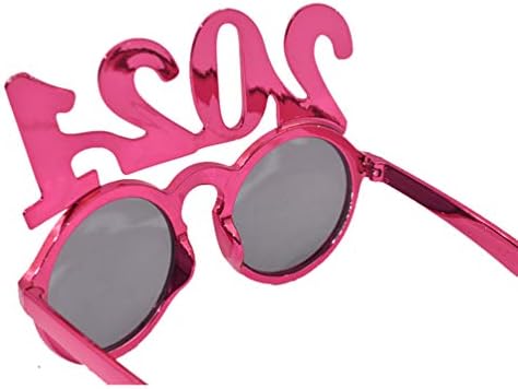 KESYOO 2db 2021 Szemüveg Csillogó 2021 Száma Szemüveg Új Év Fél Csillogó Sungalsses Szemüveg öltöztetős Szemüveg Kellékek