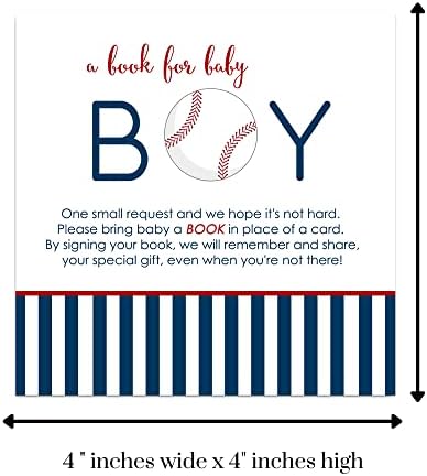 Papír Okos Fél a Baseball Baba Zuhany Könyv Kérelem Lapot (25 Db) Fiúk Pályázati Betétekkel, Kék, Piros – Sport-a Nemek közötti