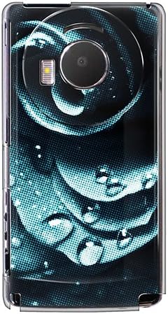 CaseMarket SoftBank LUMIX Phone (101P) Polikarbonát Egyértelmű Nehéz Ügy [ Víz Rózsa Klasszikus Design - Zöld ]