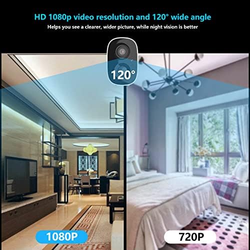 Kültéri Kamera Akkumulátor Biztonsági Smart Camera Sziréna, majd Reflektorfénybe Tartalmaz, 32G SD Kártya Ingyenes 1080P