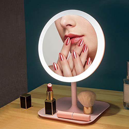YFQHDD LED Smink Tükör Lámpa 10X-es Nagyító Akkumulátor Hordozható Kézi Hiúság Üveg Mini Fürdőszoba Kozmetikai Fürdő tapadókorongok