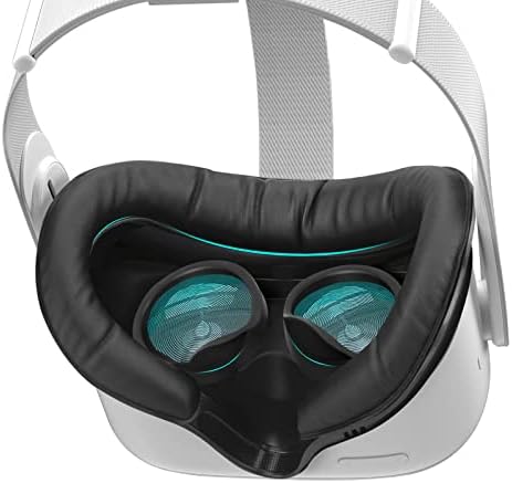 Eyglo Arc Felület, Könnyű Blokkoló Lencse Oculus/Meta Quest 2 -Anti Semmiből, Szilikon Gyűrű,Kényelmes PU Bőr Hab Arcát Pad