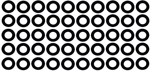 Sterling Pecsét CRG1100.1000.031.150X50 1100 Szén-Grafit-a Nitril Binder Gyűrű, Tömítés, 10 Cső Méret, 1/32 Vastag, Nyomás