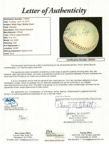 Wally Pipp Aláírt Baseball Helyébe a Lou Gehrig A SZÖVETSÉG COA Rendkívül Ritka - Dedikált Baseball