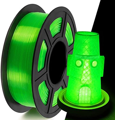 IEMAI PETG Végtelen szálból készült 3D-s Nyomtató Végtelen Átlátszó Zöld Fluoreszcens, PETG Végtelen 1.75 mm-es, 3D-s Nyomtatási