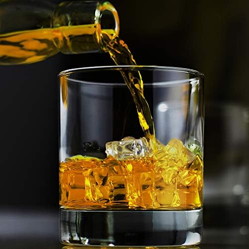 Whiskey Szemüveg Készlet 6,Prémium 11 OZ Üveg Whiskyt Inni Üvegáru,Rövid Szemüveg,Rock Stílust, Régi Whiskys Üveg pohár volt