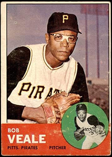 1963 Topps Bob Veale Kalózok Baseball Kártya 87