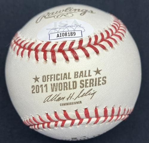 Mark McGwire Aláírt 2011-es World Series Baseball SZÖVETSÉG - Dedikált Baseball