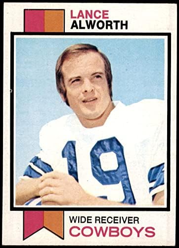 1973 Topps 61 Lance Alworth Dallas Cowboys (Foci Kártya) EX/MT+ Cowboyok
