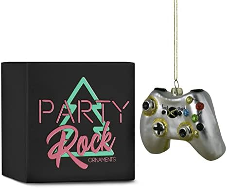 Party Rock Díszek - Gamer Bundle - Fújt Üveg Díszek a karácsonyfára