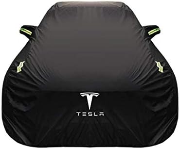 Autó fedezet Autó fedezet Tesla Model S Különleges Autó fedezet Autó Ruházat Vastag Oxford Szövet, napvédő esővédő Autó Ruhával