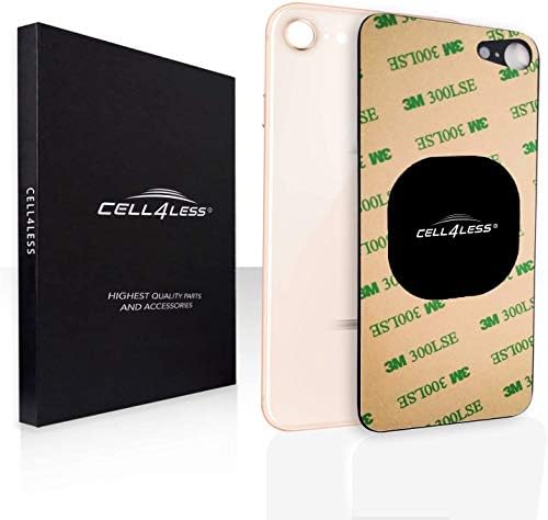 Cell4less Vissza Üveg Kompatibilis Az iPhone 8 W/Teljes Test Ragasztó Eltávolító Eszköz, Széles, Kamera Lyuk a Gyorsabb Telepítés