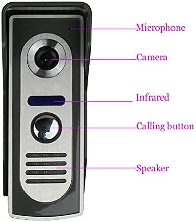 LIRUXUN Kaputelefon Csengő 7 TFT LCD Vezetékes Videó Ajtó Telefon Rendszer Beltéri Monitor 700TVL Kültéri IR Kamera Támogatás