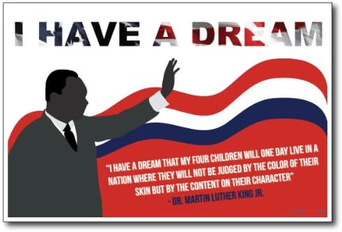 Van egy Álmom - Martin Luther King Jr - ÚJ Híres Ember Idézet Poszter