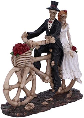 Egy Fuvart a Biciklizés Csontváz Szerelmeseinek Esküvői Figura