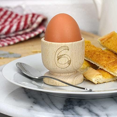 Azeeda 'hatodik' Fából készült tojástartó (EC00023194)