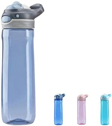 HOSSZÚ SENG Sport kulacs 26 OZ, Szürke, szivárgásmentes Széles Száját a Víz Üveg BPA-Mentes Egyszerű Műanyag vizes Palackot