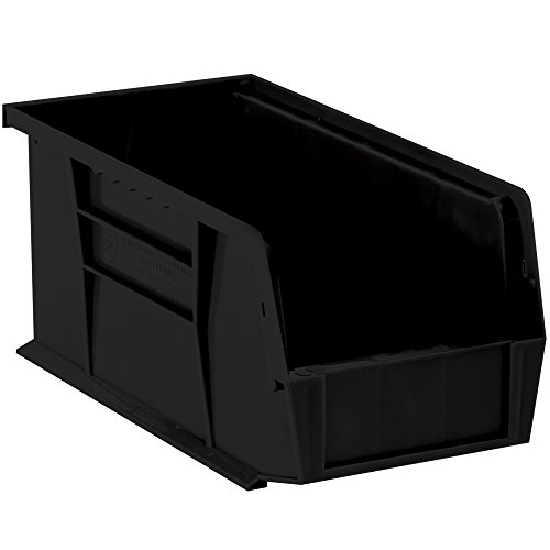 Top Pack szállítási Műanyag Stack & Lógni Bin Doboz, 14 3/4 x 8 1/4 x 7, Clear (Csomag 12)
