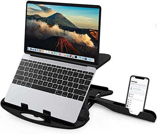 STRIFF Laptop Állvány, Több Szögben Állítható Laptop Kelő, majd a Telefon Tartó, Szellőző Notebook Állvány Tálca MacBook,