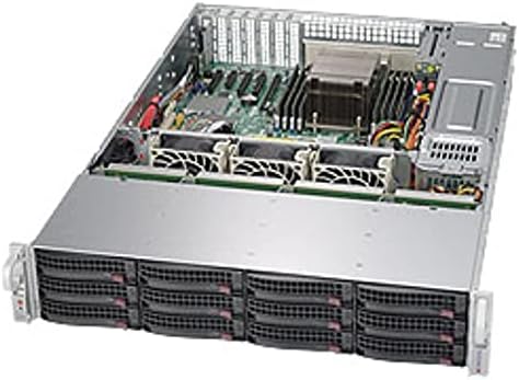 Supermicro SuperStorage Szerver Rack szerelhető - 2U - 2-Way - RAM 0 MB - SAS Hot-swap 3.5 - Nem, HDD - AST2400 - GigE, 10