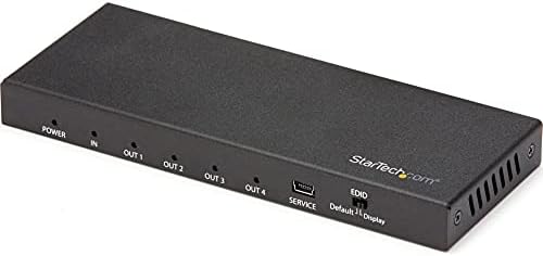 StarTech.com HDMI Splitter - 4-Port - 4K-60Hz - HDMI Splitter 1 4 - 4-Es Út HDMI Splitter - HDMI Splitter (ST124HD202) ,