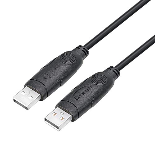 DTech USB-USB Null-Modem Kábel RS232 Soros Adat Kommunikáció át a Fájlok Között 2 Db Termékeny Chip Támogatja a Windows 11