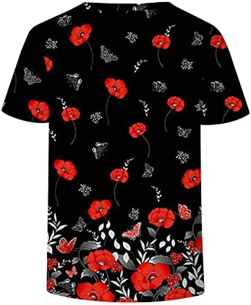 2023 Verano Estampado Camisetas Manga Corta Cuello en V Blusa Maximum Moda suelta Moda Camiseta hogar Tela Laza Póló