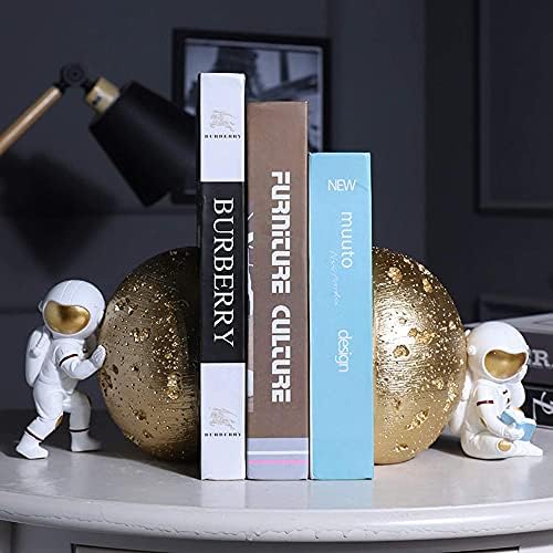 DAILYINT Nehéz Könyvek Aranyos Űrhajós Könyvtámasz Tároló Könyvtámasz Otthon, Irodában, Iskolában Könyvespolc Dekoráció Tanulmány