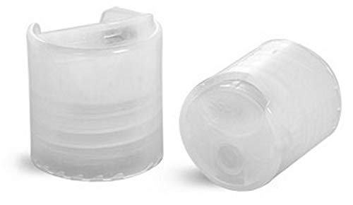 2 Uncia (60 ml) Cosmo Kerek Üveg, PET Műanyag Üres Újratölthető BPA-Mentes, Természetes Nyomja Le a Lemez Caps (12-es Csomag)