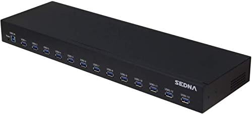 Sedna 13 Port USB 3.1 Gen én Hub (5Gbps) - 19 Hüvelyk 1U Rack