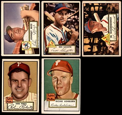 1952 Topps Baseball Alacsony Száma Teljes Készlet (Baseball Szett) VG