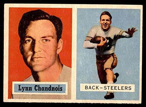 1957 Topps 137 Lynn Chandnois Pittsburgh Steelers (Foci Kártya) EX Steelers Michigan St