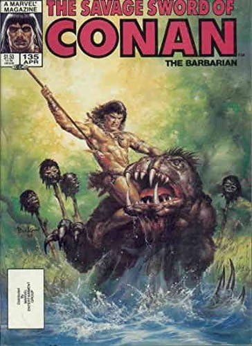 Barbár Kard of Conan 135 FN ; Marvel képregény