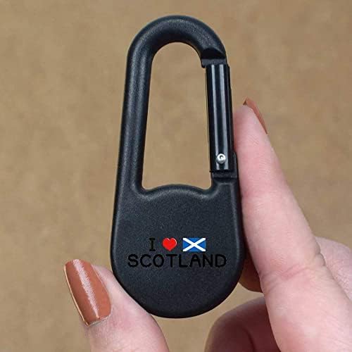 Azeeda 'Szeretem a Scotland' Iránytű Kulcstartó (KC00021615)
