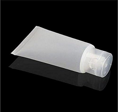 ASTRQLE 24PCS Tiszta Újratölthető Üres Műanyag Szorítani Lágy Csövek Üveg Minta Csomagolás Üvegek Smink Tartály Testápoló