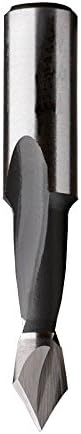 CMT 313.050.11 2 Fuvola Tipli Gyakorlat a Lyukakon Keresztül, 5mm (13/64-Hüvelyk) Átmérőjű, 10x26mm Szár, Jobb oldali Forgatás