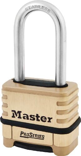 Master Lock 1175LHSS Pro Állítsa be A Saját Kombinációs Zár, 2-1/4 Széles, Réz