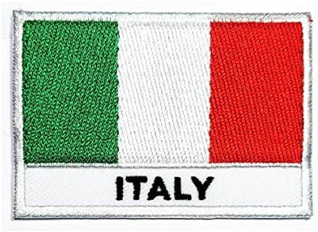 Kleenplus 3pcs. 1.7X2.6 HÜVELYK. Olaszország Zászló Foltok Nemzeti Zászló Ország Katonai Taktikai Hímzett Applied Vas a Patch