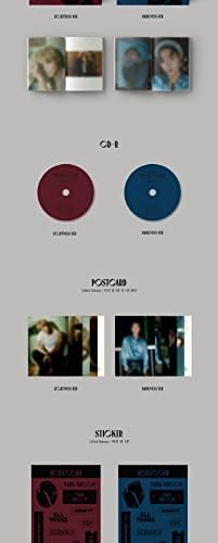 PARK jól megvagyunk jihoon JI HOON HOT&COLD 5. Mini Album Tartalmát+Poszter+Üzenetet fénykép kártya SZETT+Nyomkövető Kpop