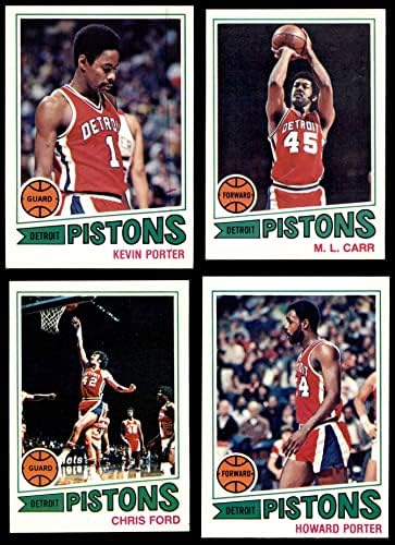1977-78 Topps Detroit Pistons Csapat készen áll a Detroit Pistons (Set) EX/MT Pistons