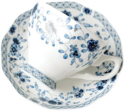 JHNIF porcelán Csészét, Kék-Fehér Porcelán csészéből, a Csésze Kávé, 6oz