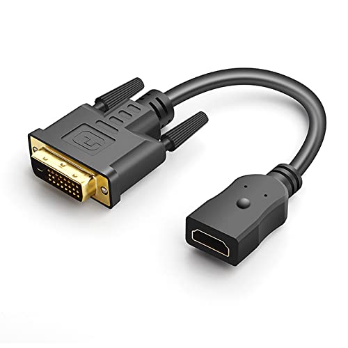 XiAyriky HDMI-DVI Adaptert, Kétirányú Női HDMI-DVI-I (24+1) Férfi Kábel Adapter Átalakító Csatlakozó 1080P Számítógép, Monitor,