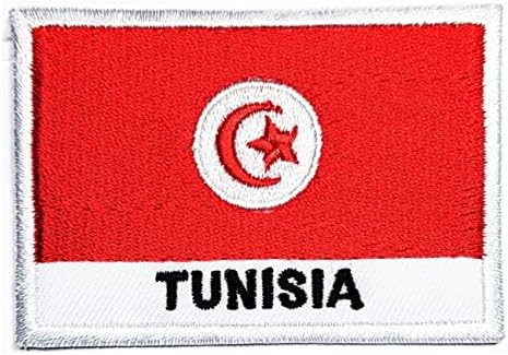 Kleenplus 3pcs. 1.7X2.6 HÜVELYK. Tunézia Zászló Javítás Taktikai Katonai Zászló Hímzett Foltok Ország Zászló Matricák Hímzéssel,