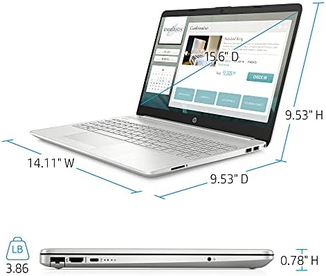 A HP Legújabb, Nagy Teljesítményű Üzleti Laptop - 15.6 HD 220 nit LCD - Intel i7-1065G7 Quad-Core Iris Plus Grafika - 32GB
